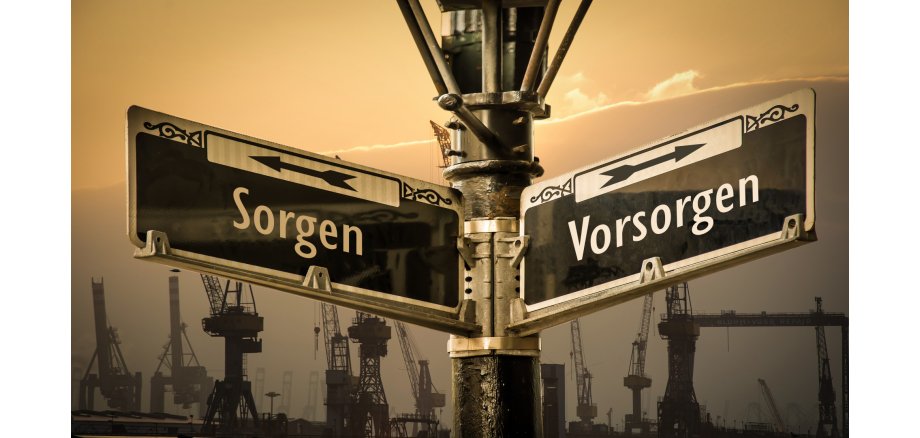 Signposts the direct way to precaution versus worries