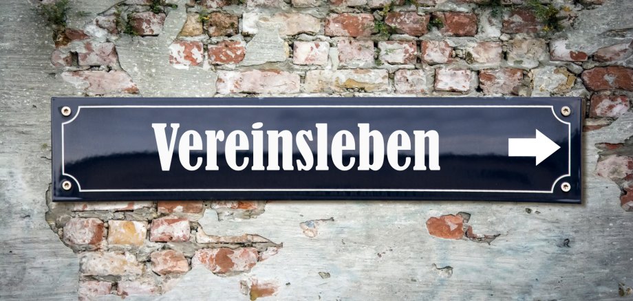 Schild 390 - Vereinsleben
