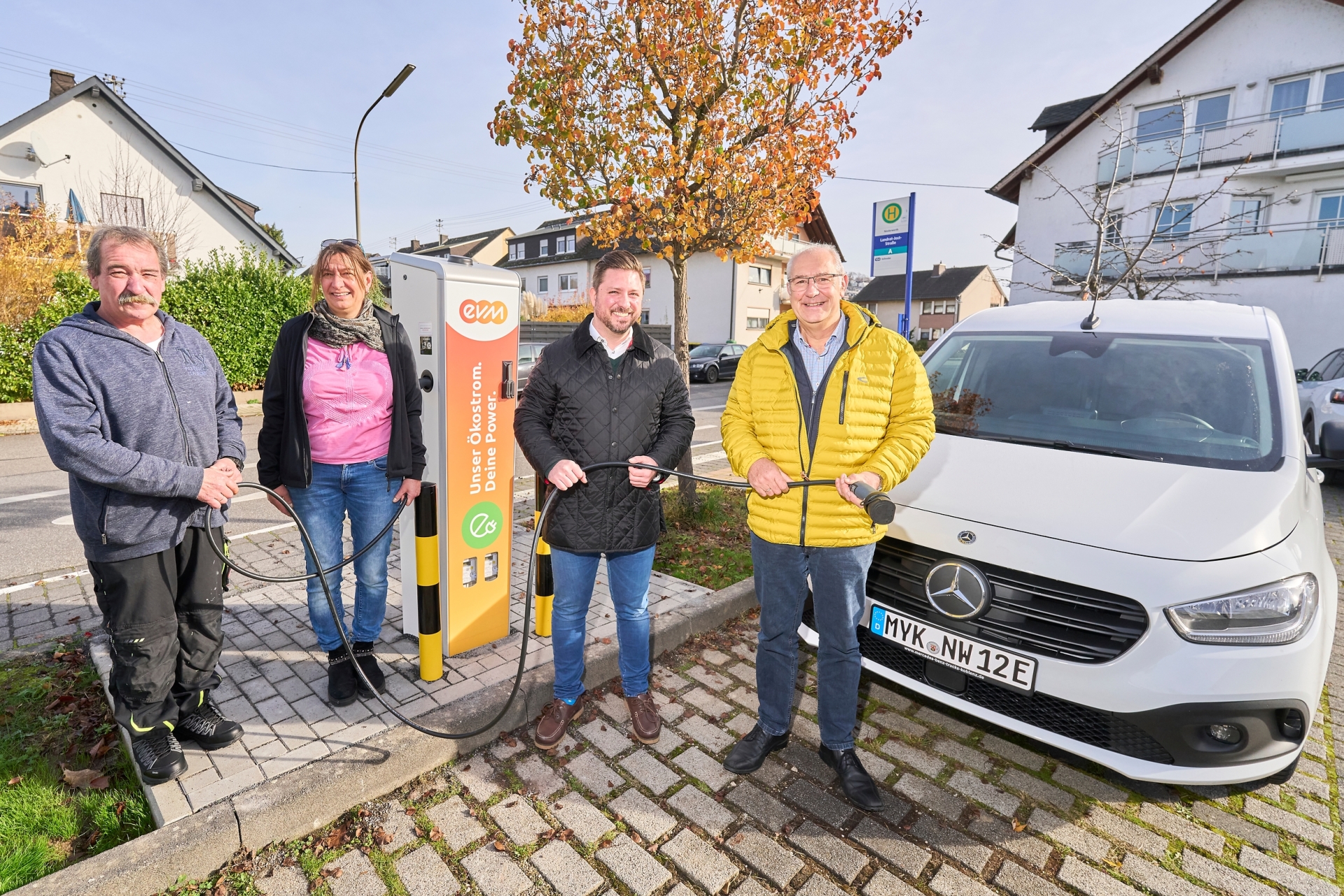 Ladesäule in Niederwerth in Betrieb genommen