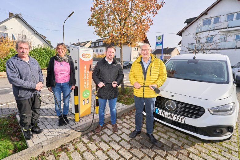 Ladesäule in Niederwerth in Betrieb genommen Ladesäule in Niederwerth in Betrieb genommen