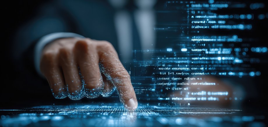 Lawyer managing legal services using digital law interface with AI document analysis, smart contract review, regulatory tools, and compliance dashboard for legal professionals